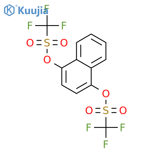 1,4-Naphthalenebis(trifluoromethanesulfonate) structure