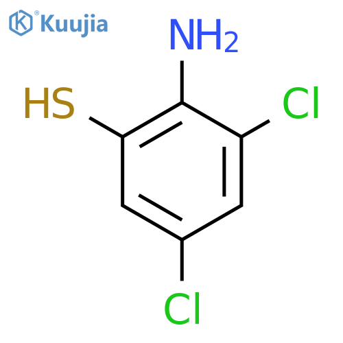 2-amino-3,5-dichlorobenzene-1-thiol structure