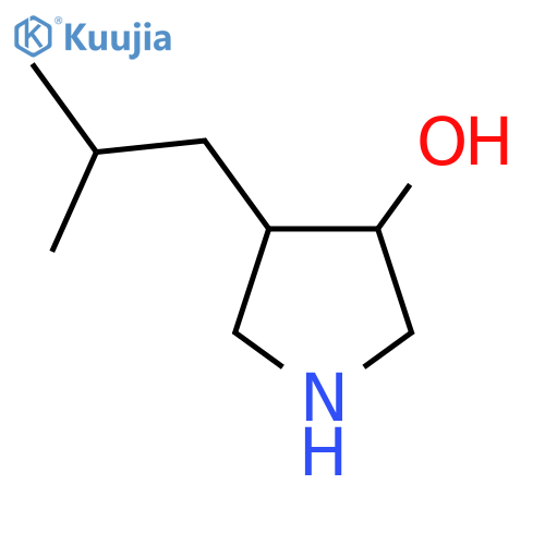 4-(2-Methylpropyl)pyrrolidin-3-ol structure
