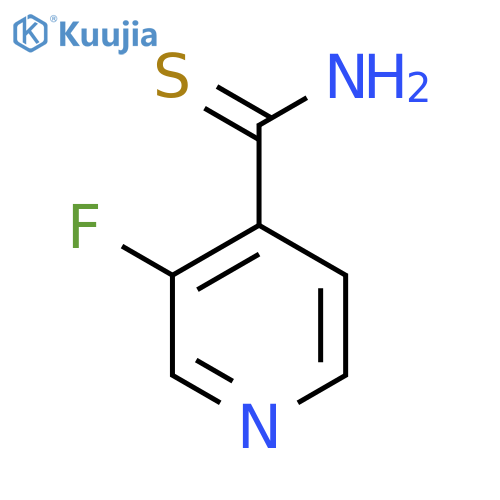 3-Fluoropyridine-4-carbothioamide structure