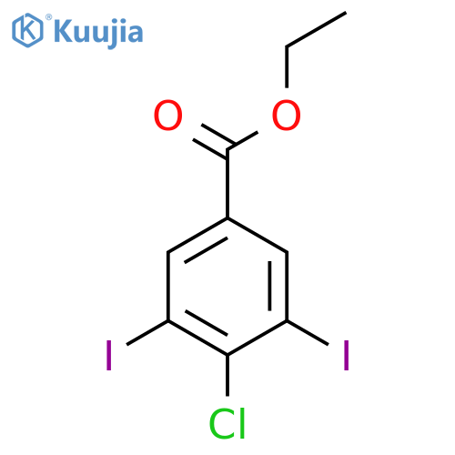Ethyl 4-chloro-3,5-diiodobenzoate structure