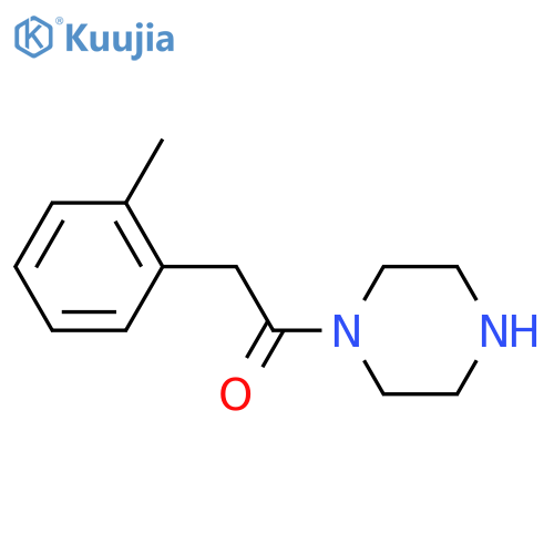 2-(2-Methylphenyl)-1-(piperazin-1-yl)ethan-1-one structure