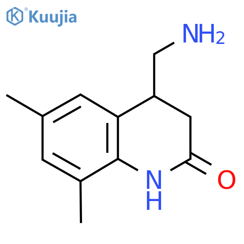 4-(Aminomethyl)-6,8-dimethyl-1,2,3,4-tetrahydroquinolin-2-one structure