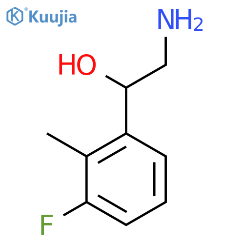 2-amino-1-(3-fluoro-2-methylphenyl)ethan-1-ol structure