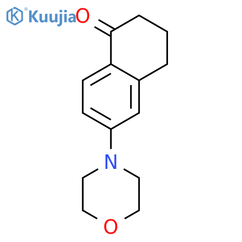 6-Morpholino-3,4-dihydronaphthalen-1(2H)-one structure