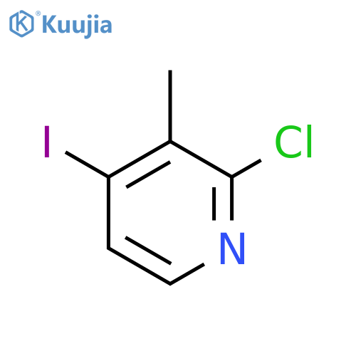 2-Chloro-4-iodo-3-methylpyridine structure