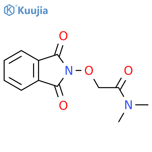 2-(1,3-dioxo-1,3-dihydro-isoindol-2-yloxy)-N,N-dimethylacetamide structure