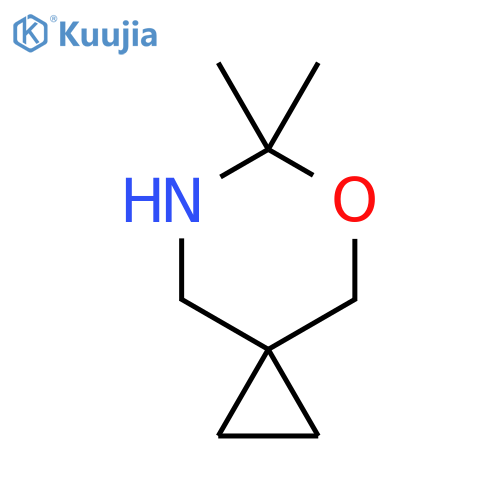 6,6-dimethyl-5-oxa-7-azaspiro2.5octane structure