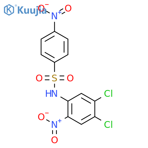 Benzenesulfonamide,N-(4,5-dichloro-2-nitrophenyl)-4-nitro- structure