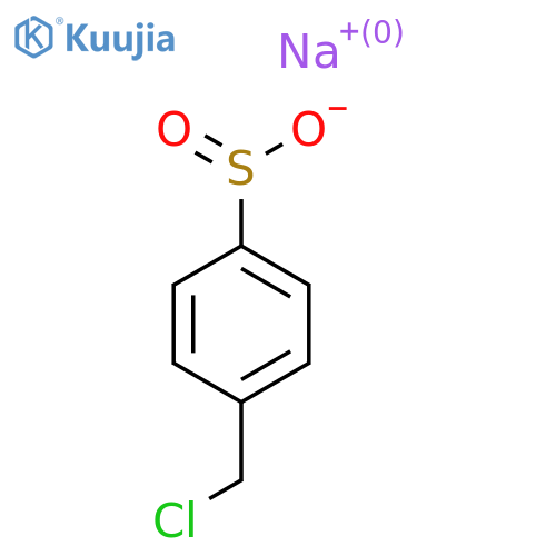 Sodium 4-(chloromethyl)benzene-1-sulfinate structure