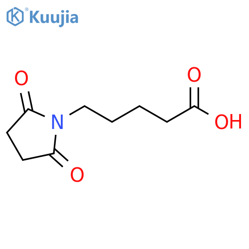 5-(2,5-dioxopyrrolidin-1-yl)pentanoic acid structure