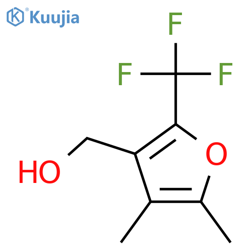 4,5-dimethyl-2-(trifluoromethyl)furan-3-ylmethanol structure