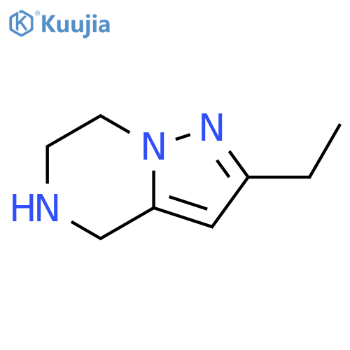 2-Ethyl-4,5,6,7-tetrahydropyrazolo[1,5-a]pyrazine structure