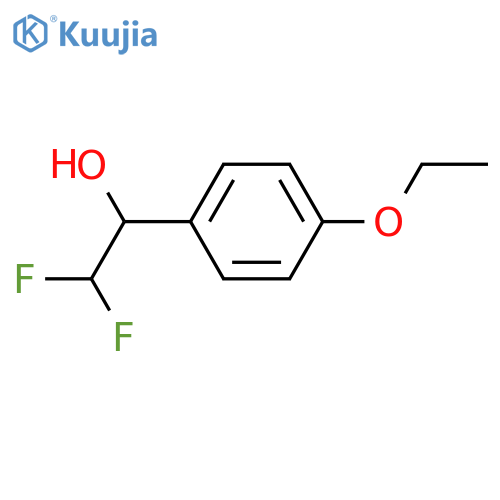 1-(4-ethoxyphenyl)-2,2-difluoroethan-1-ol structure