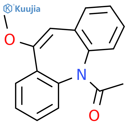 1-(10-Methoxy-5H-dibenzo[b,f]azepin-5-yl)ethanone structure