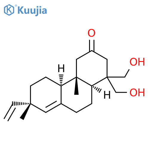 3(2H)-Phenanthrenone, 7-ethenyl-1,4,4a,4b,5,6,7,9,10,10a-decahydro-1,1-bis(hydroxymethyl)-4a,7-dimethyl-, (4aS,4bR,7S,10aS)- structure