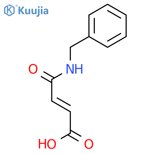 (2Z)-3-(benzylcarbamoyl)prop-2-enoic acid structure