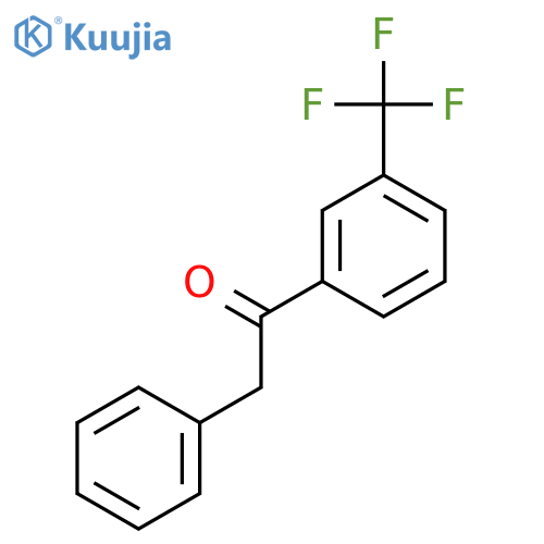 2-phenyl-1-[3-(trifluoromethyl)phenyl]ethanone structure