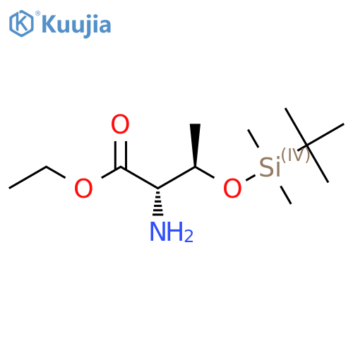 ethyl (2S,3R)-2-amino-3-(tert-butyldimethylsilyl)oxybutanoate structure