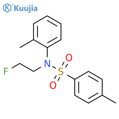 Benzenesulfonamide,N-(2-fluoroethyl)-4-methyl-N-(2-methylphenyl)- structure