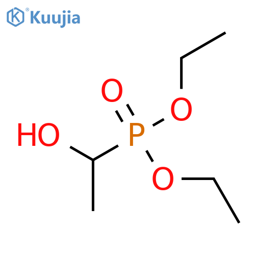 Phosphonic acid,P-(1-hydroxyethyl)-, diethyl ester structure