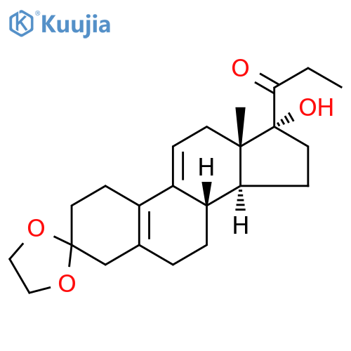 (17α)-Cyclic 3-(1,2-Ethanediyl Acetal) 17-Hydroxy-17-(1-oxopropyl)-estra-5(10),9(11)-dien-3-one structure