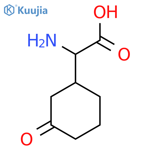 2-Amino-2-(3-oxocyclohexyl)acetic acid structure