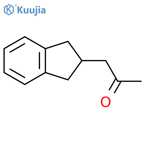 1-(2,3-dihydro-1H-inden-2-yl)propan-2-one structure