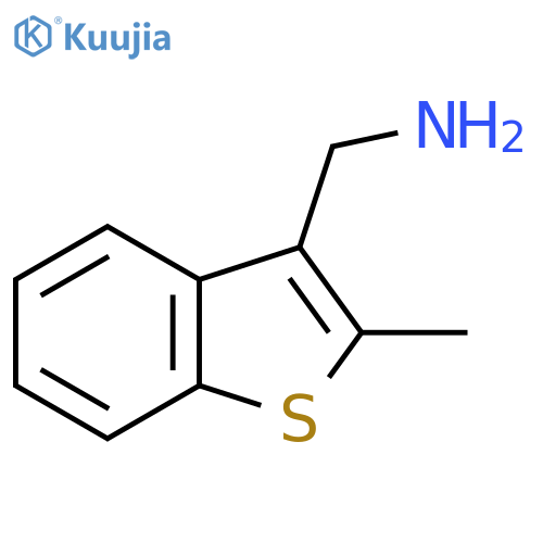 (2-Methyl-1-benzothiophen-3-yl)methanamine structure