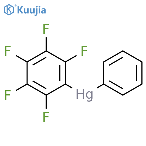 Mercury, (pentafluorophenyl)phenyl- structure