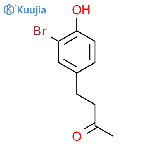 4-(3-bromo-4-hydroxyphenyl)butan-2-one structure