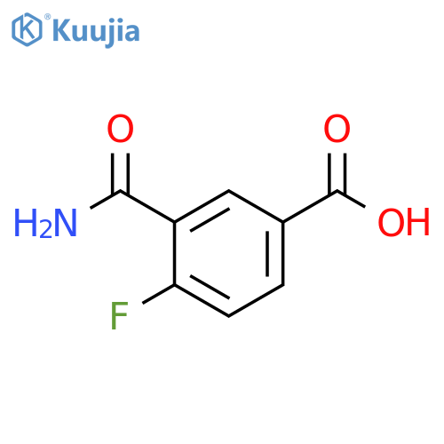 3-Carbamoyl-4-fluorobenzoic acid structure