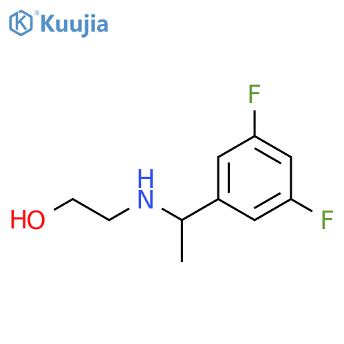 2-{1-(3,5-difluorophenyl)ethylamino}ethan-1-ol structure