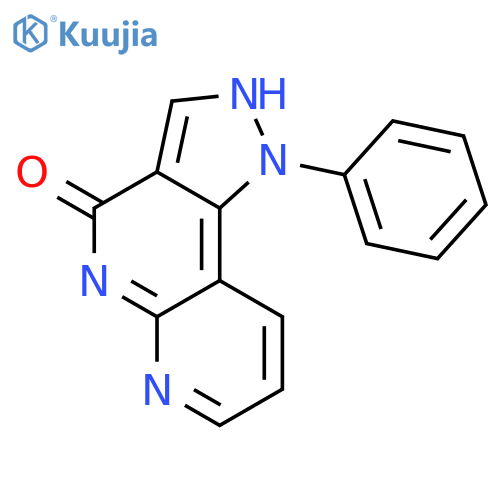 4H-Pyrazolo[4,3-c][1,8]naphthyridin-4-one,1,5-dihydro-1-phenyl- structure