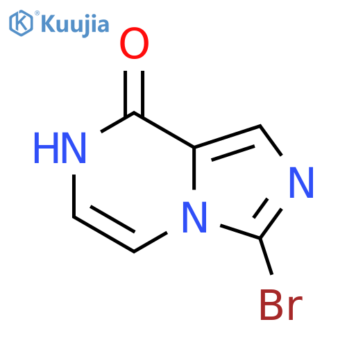 3-bromo-7H,8H-imidazo[1,5-a]pyrazin-8-one structure