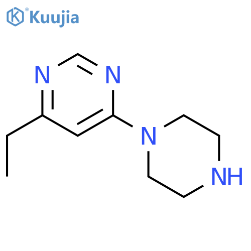 4-Ethyl-6-(piperazin-1-yl)pyrimidine structure