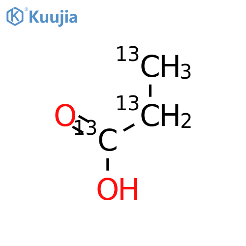 Propanoic-13C3 Acid structure