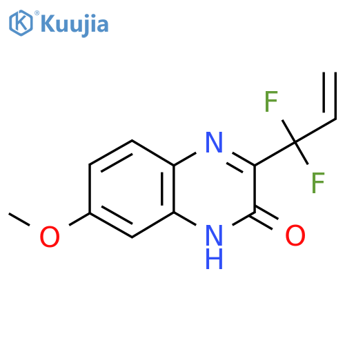 3-(1,1-Difluoroallyl)-7-methoxyquinoxalin-2-ol structure