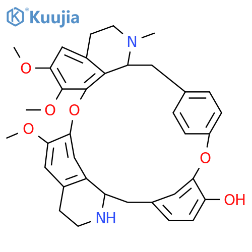 2H-1,24:12,15-Dietheno-6,10-metheno-16H-pyrido[2',3':17,18][1,10]dioxacycloeicosino[2,3,4-ij]isoquinolin-9-ol,3,4,4a,5,16a,17,18,19-octahydro-21,22,26-trimethoxy-17-methyl-, (4aS,16aS)-(9CI) structure