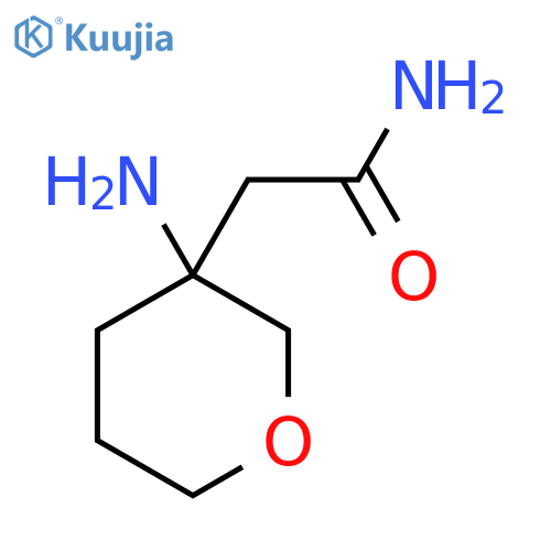 2-(3-aminooxan-3-yl)acetamide structure