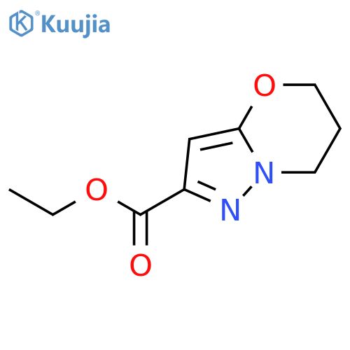 ethyl 5H,6H,7H-pyrazolo[3,2-b][1,3]oxazine-2-carboxylate structure
