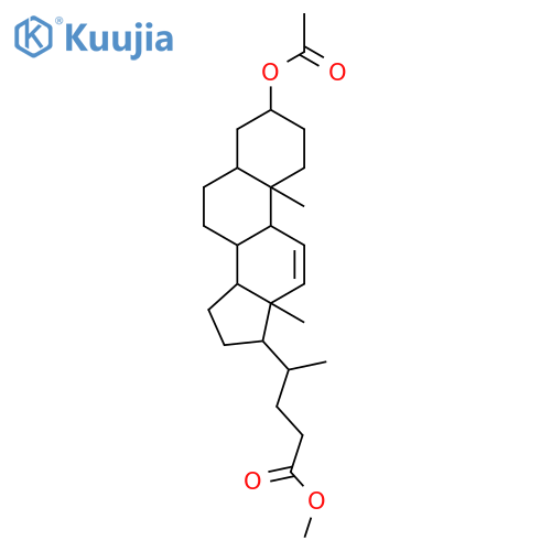 Chol-11-en-24-oic acid,3a-hydroxy-, methyl ester, acetate(8CI) structure