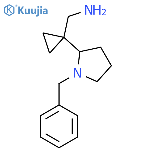 1-(1-benzylpyrrolidin-2-yl)cyclopropylmethanamine structure