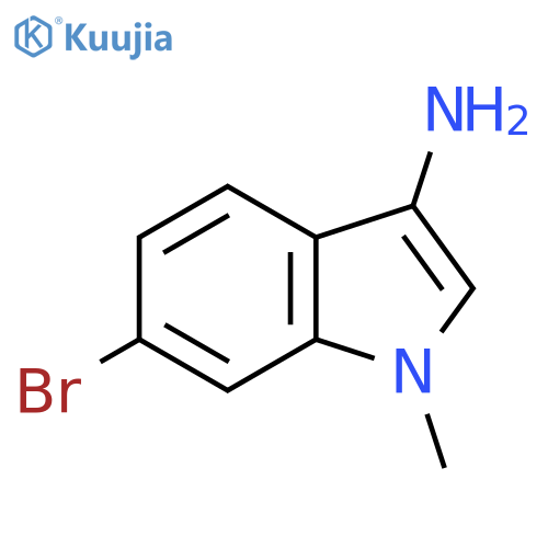 1H-Indol-3-amine, 6-bromo-1-methyl- structure