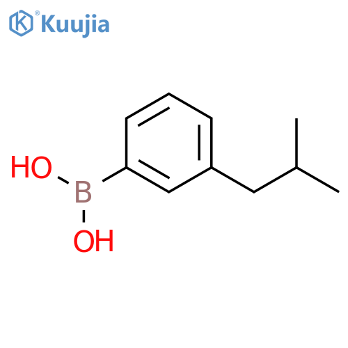 3-isobutylphenylboronic acid structure