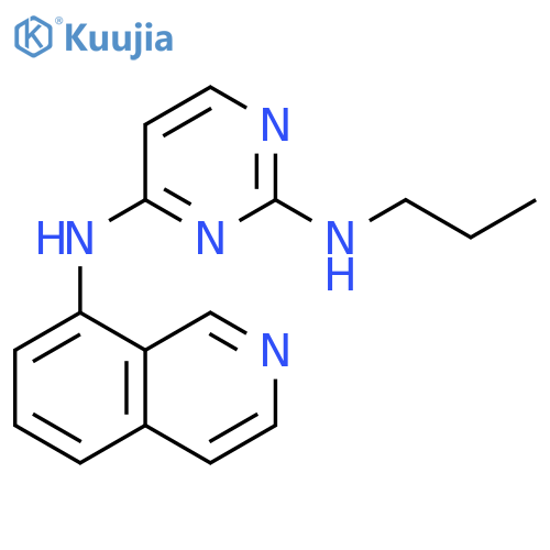 N4-(isoquinolin-8-yl)-N2-propylpyrimidine-2,4-diamine structure