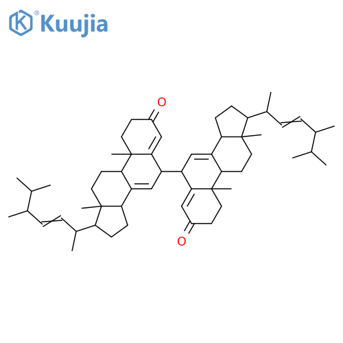 [6,6'-Biergosta-4,7,22-triene]-3,3'-dione,(6a,22E)-(6'a,22'E)- (9CI) structure