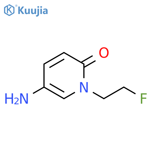 2(1H)-Pyridinone, 5-amino-1-(2-fluoroethyl)- structure