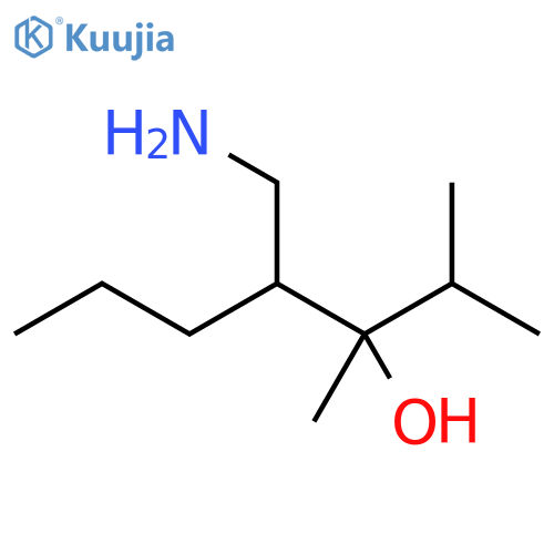 3-Heptanol, 4-(aminomethyl)-2,3-dimethyl- structure