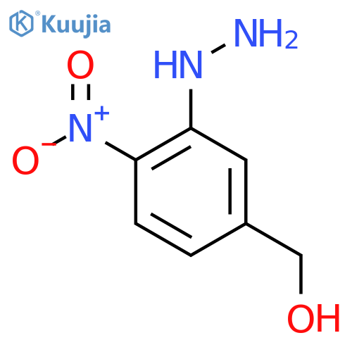 5-(Hydroxymethyl)-2-nitrophenylhydrazine structure